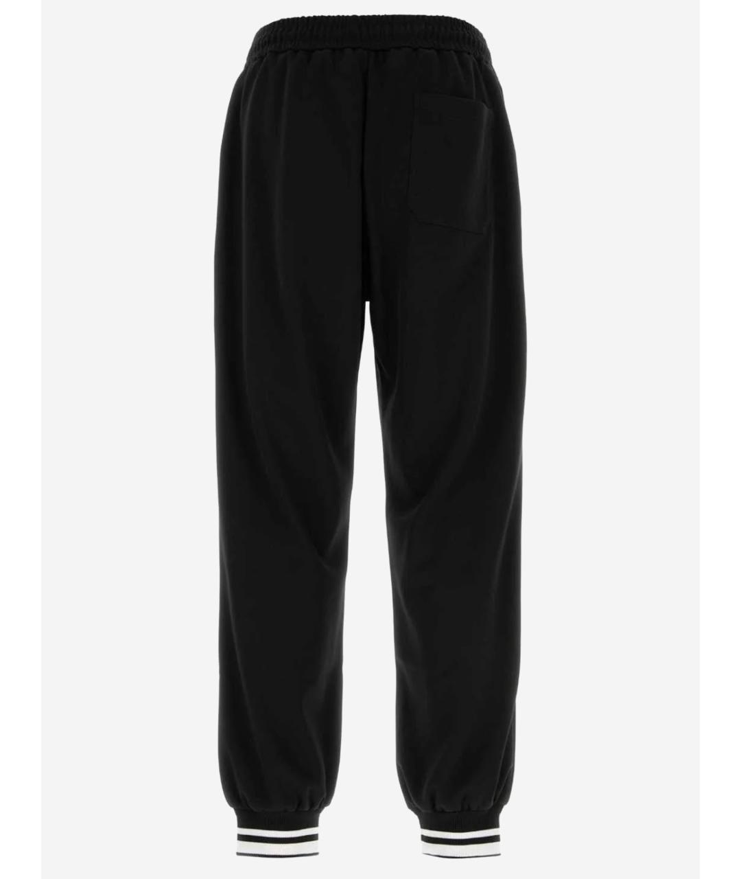 GUCCI Черные полиэстеровые повседневные брюки, фото 2