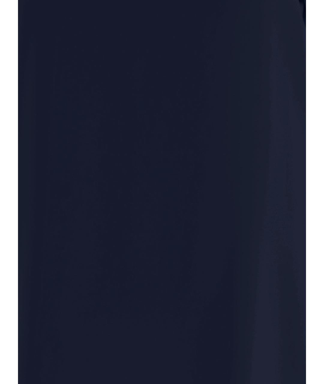 ALLUDE Синяя шелковая футболка, фото 3