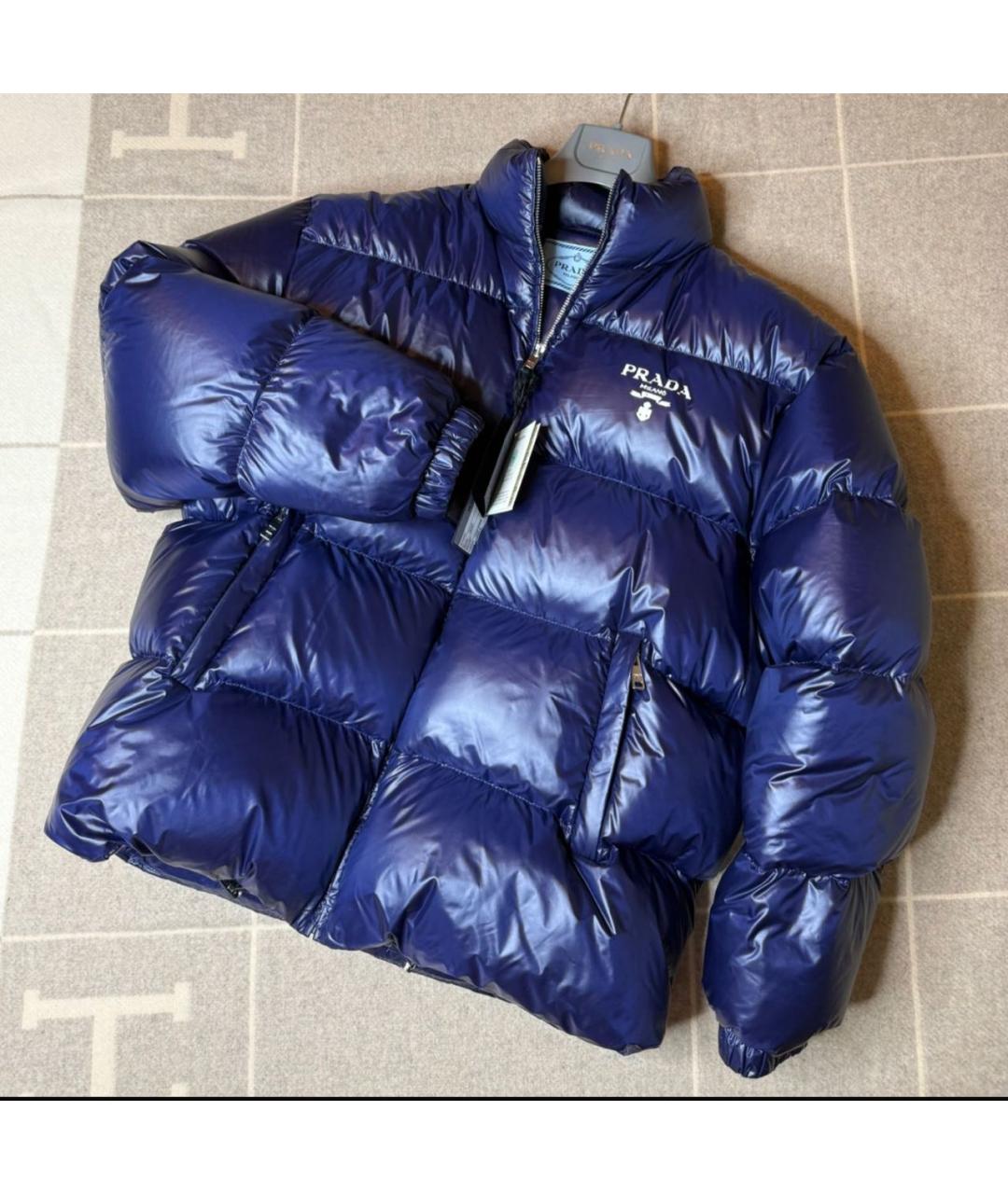 PRADA Синий пуховик, фото 2