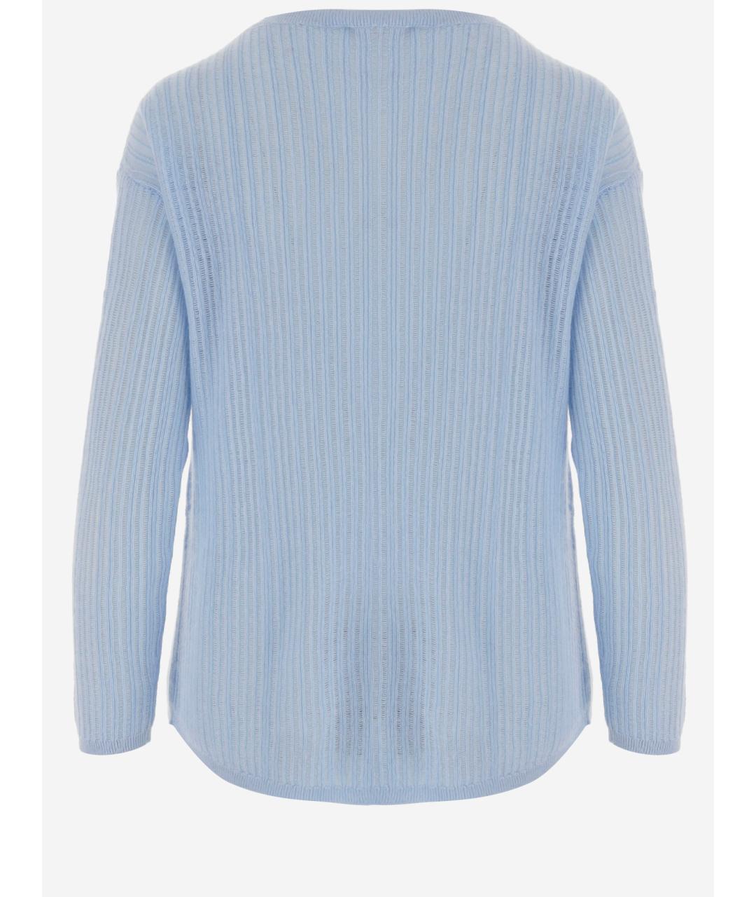 ALLUDE Голубой кашемировый джемпер / свитер, фото 2