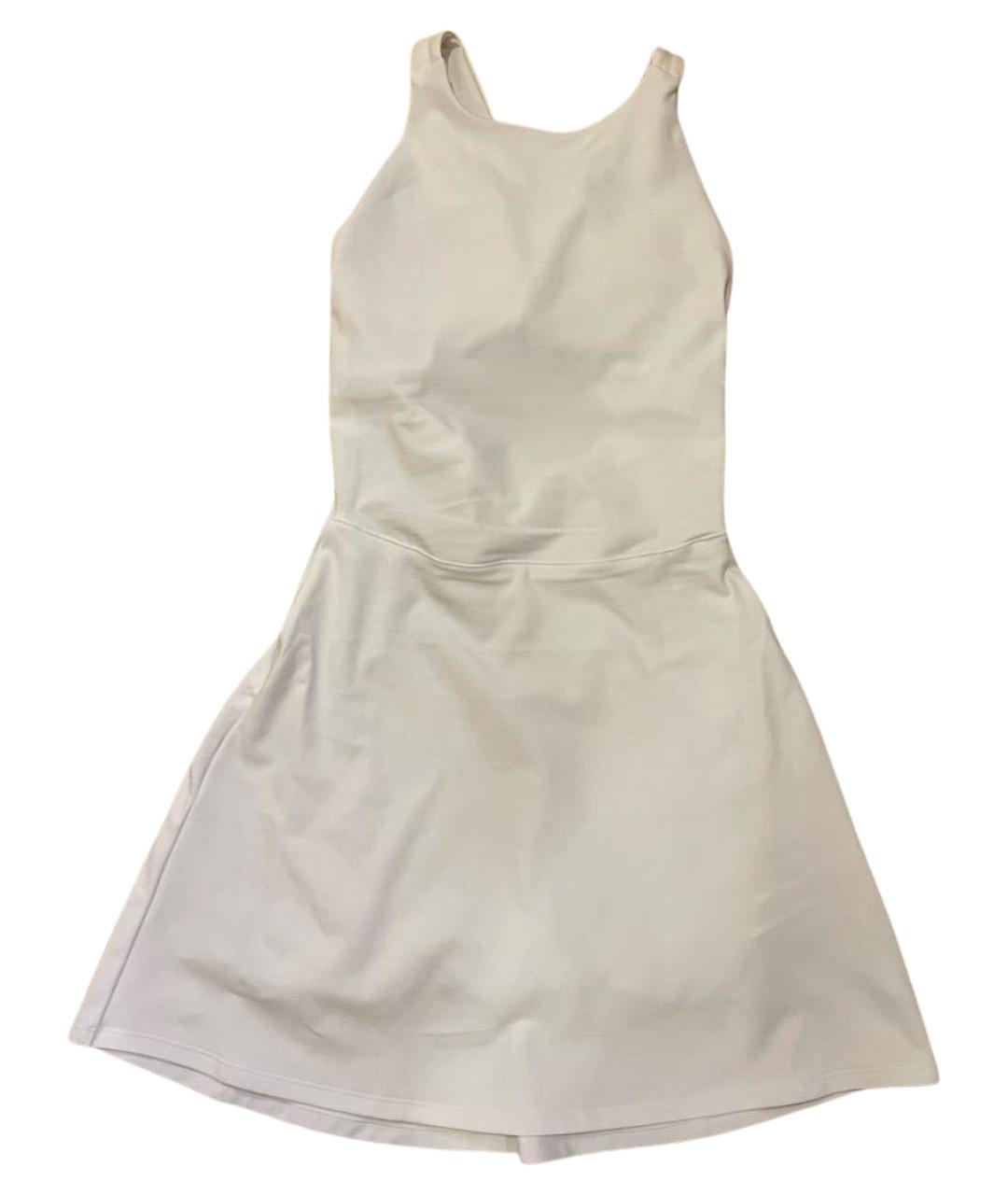 ALO YOGA Белое полиэстеровое платье, фото 1