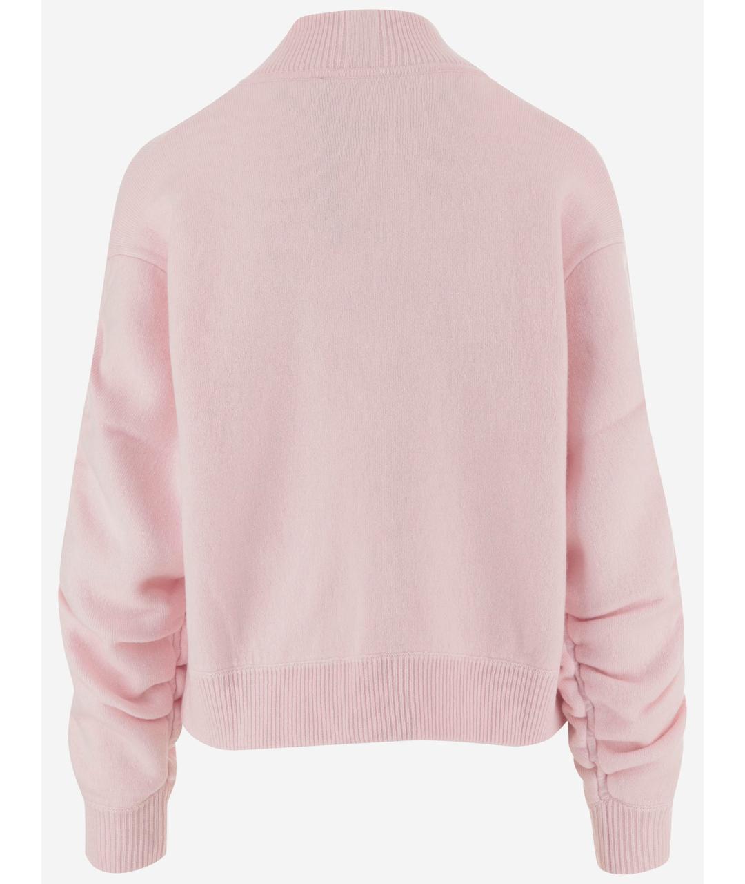 ALLUDE Розовый шерстяной кардиган, фото 2
