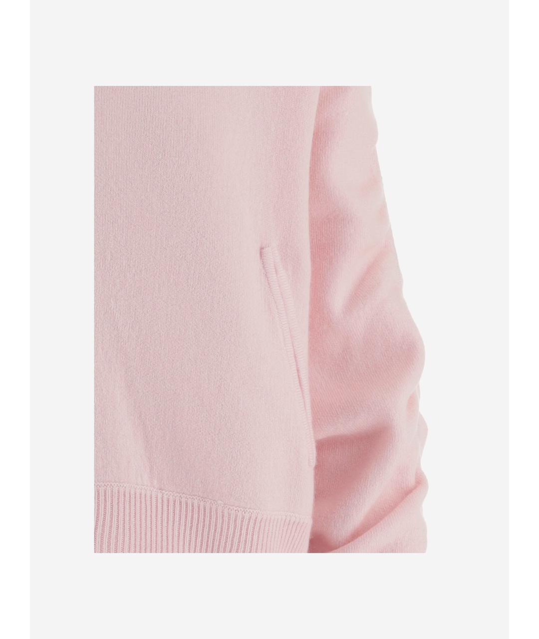 ALLUDE Розовый шерстяной кардиган, фото 3