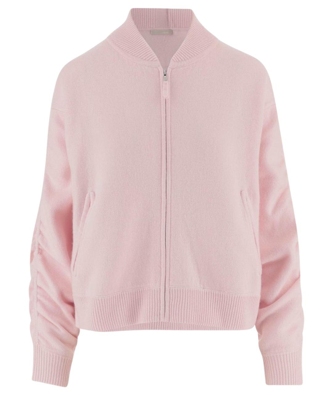 ALLUDE Розовый шерстяной кардиган, фото 1