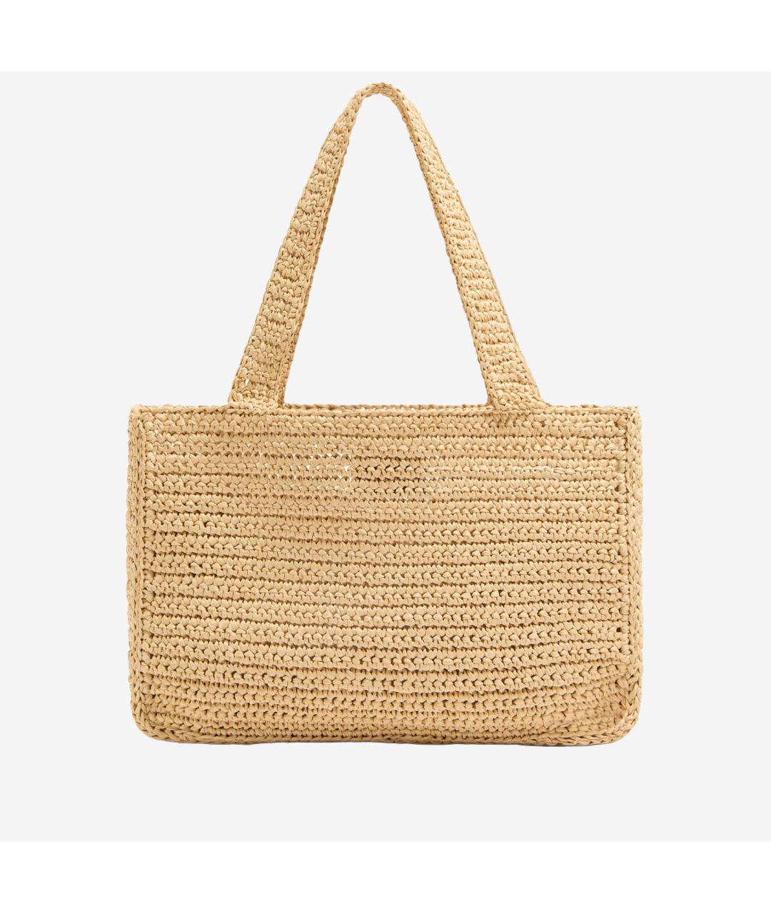 VALENTINO Бежевая сумка тоут, фото 3