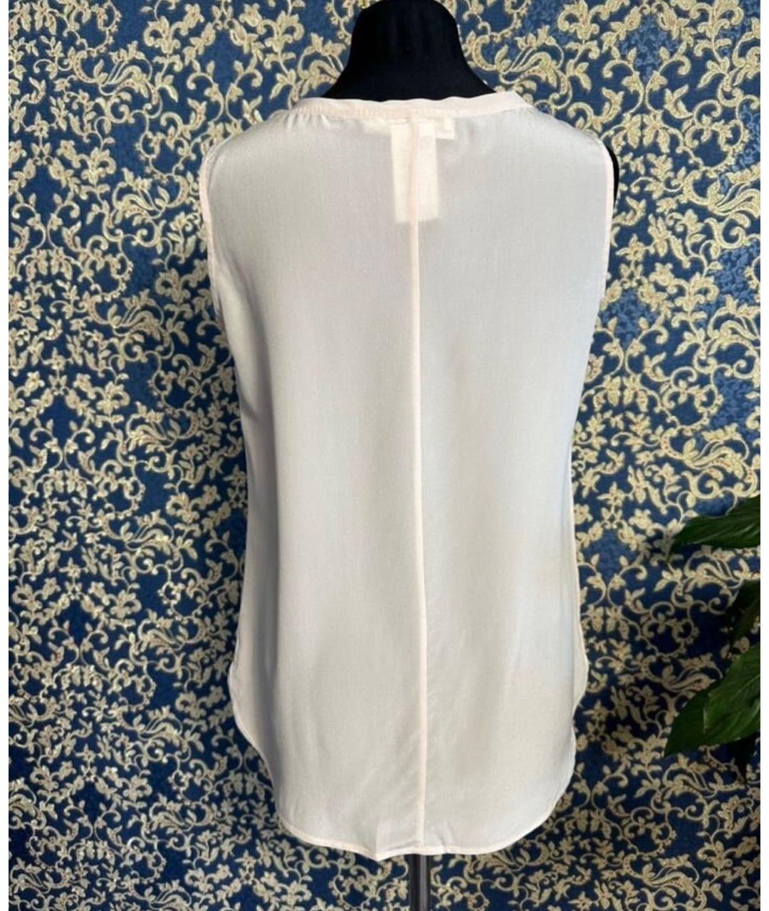 MAX MARA Розовая шелковая блузы, фото 2