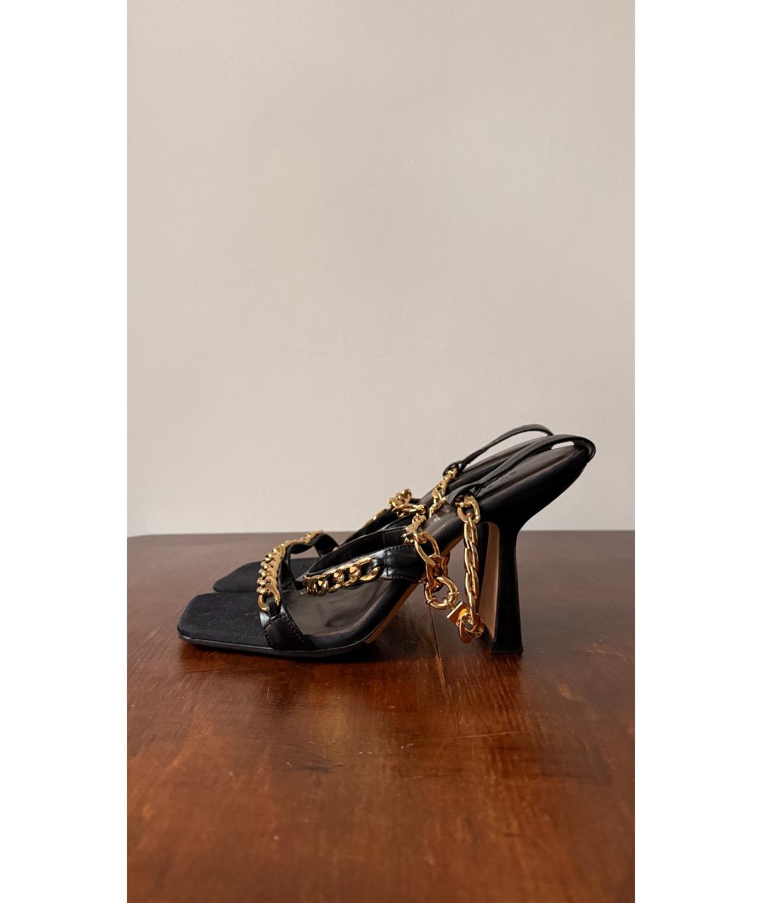 BY FAR Черные босоножки, фото 6