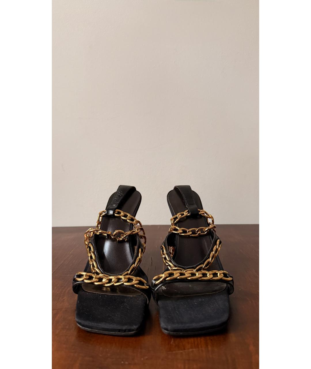 BY FAR Черные босоножки, фото 2