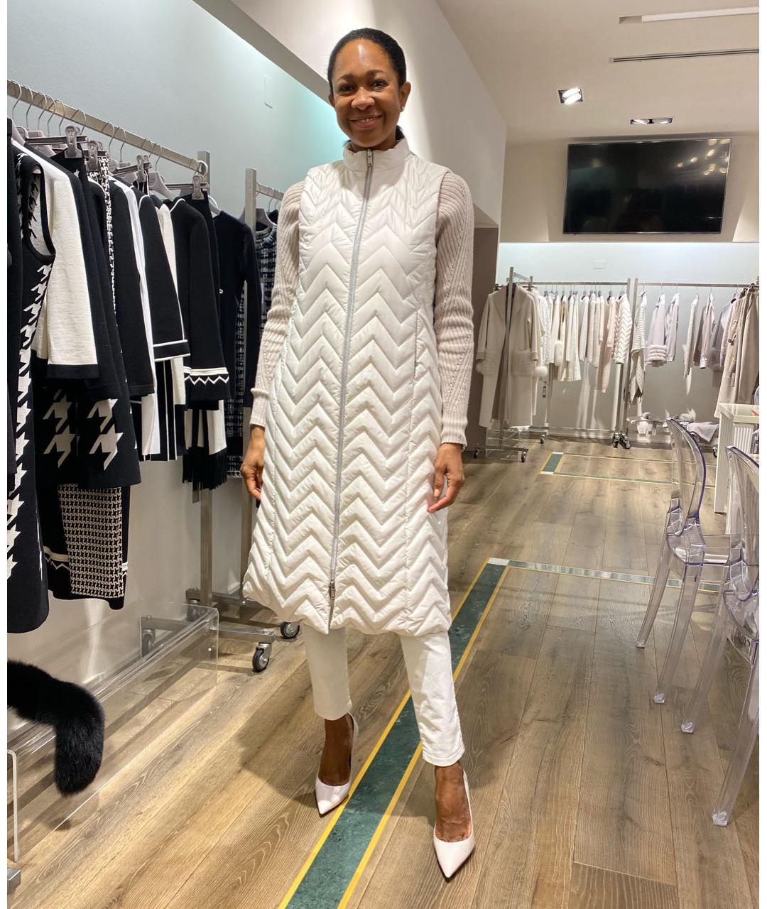 D.EXTERIOR Белый полиэстеровый жилет, фото 2