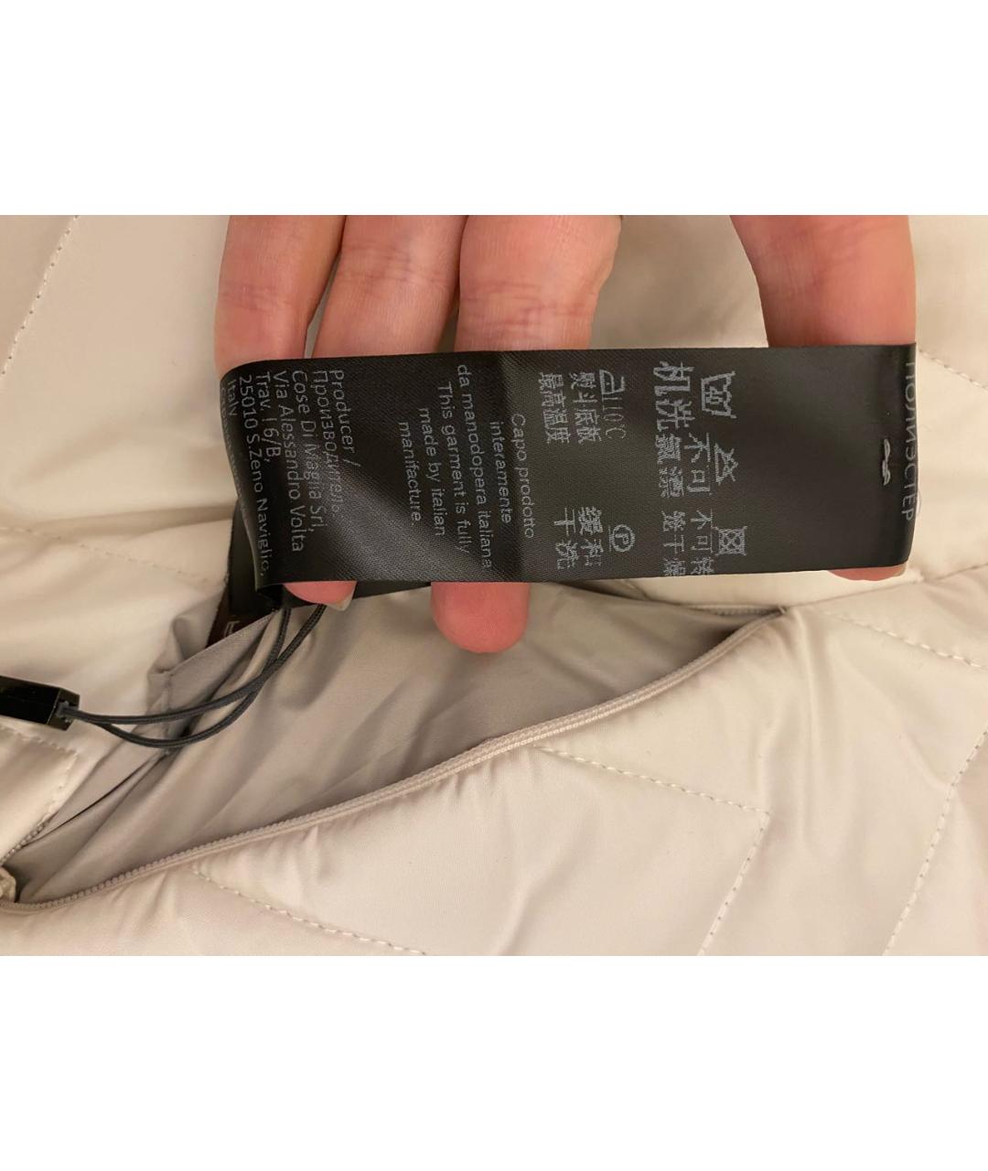 D.EXTERIOR Белый полиэстеровый жилет, фото 7