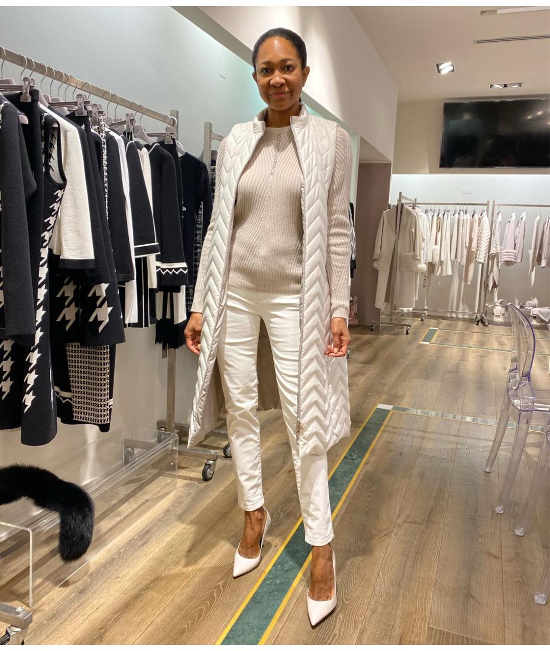 D.EXTERIOR Белый полиэстеровый жилет, фото 3