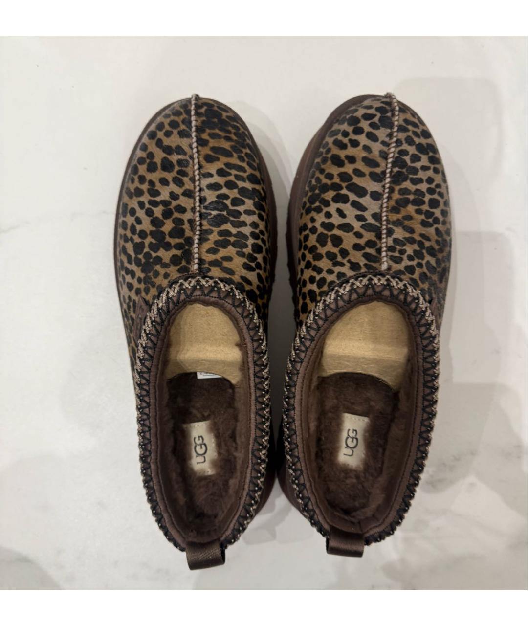 UGG AUSTRALIA Коричневые замшевые сабо, фото 4