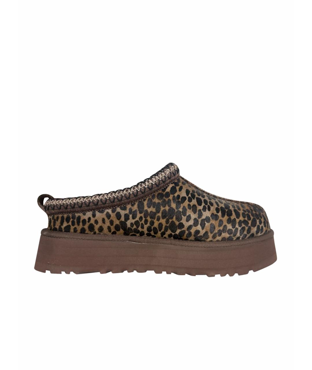 UGG AUSTRALIA Коричневые замшевые сабо, фото 1