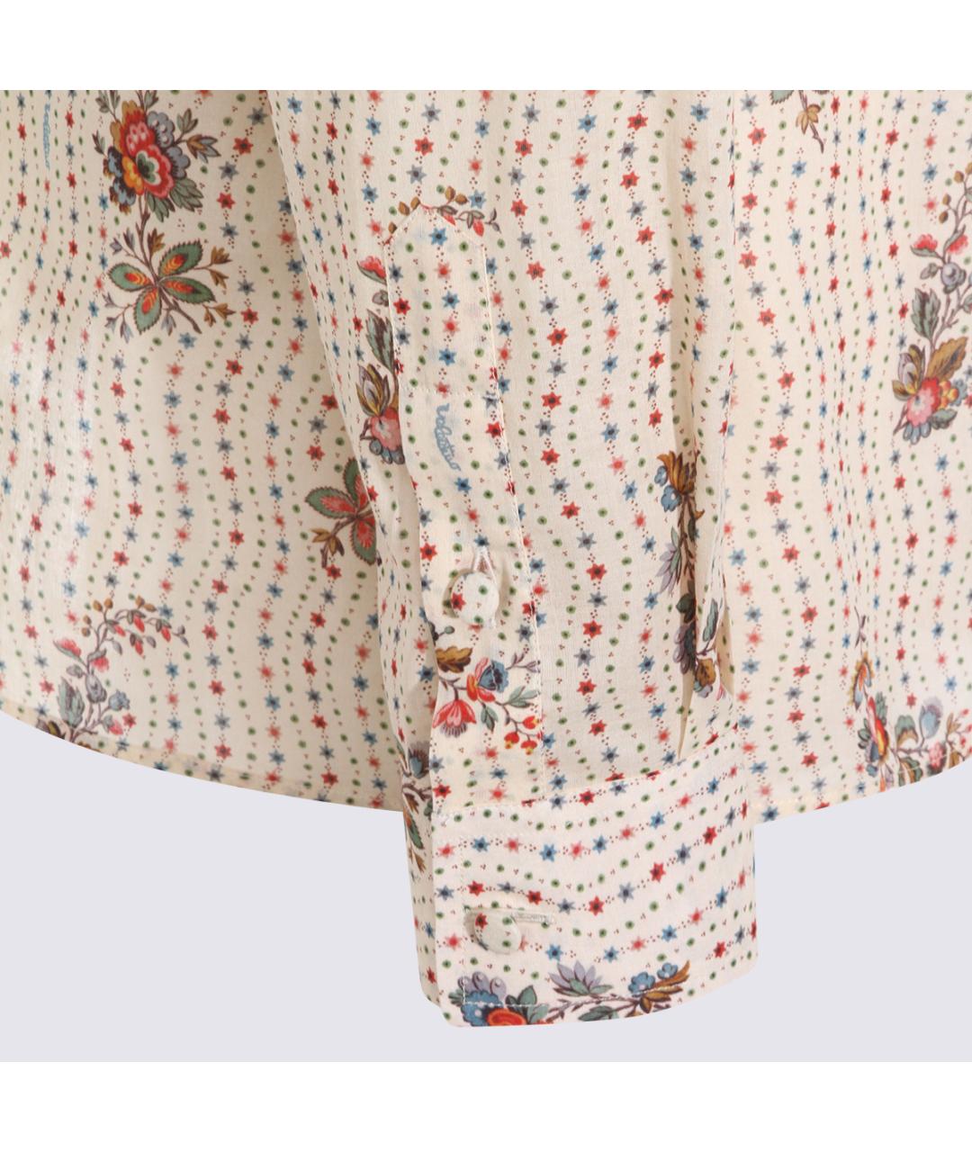 VALENTINO Мульти хлопковая кэжуал рубашка, фото 3