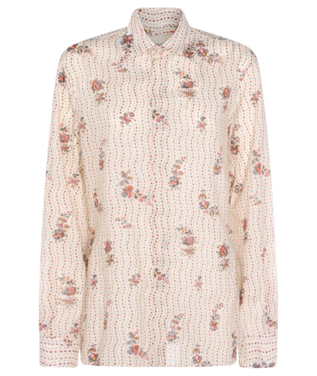 VALENTINO Мульти хлопковая кэжуал рубашка, фото 1