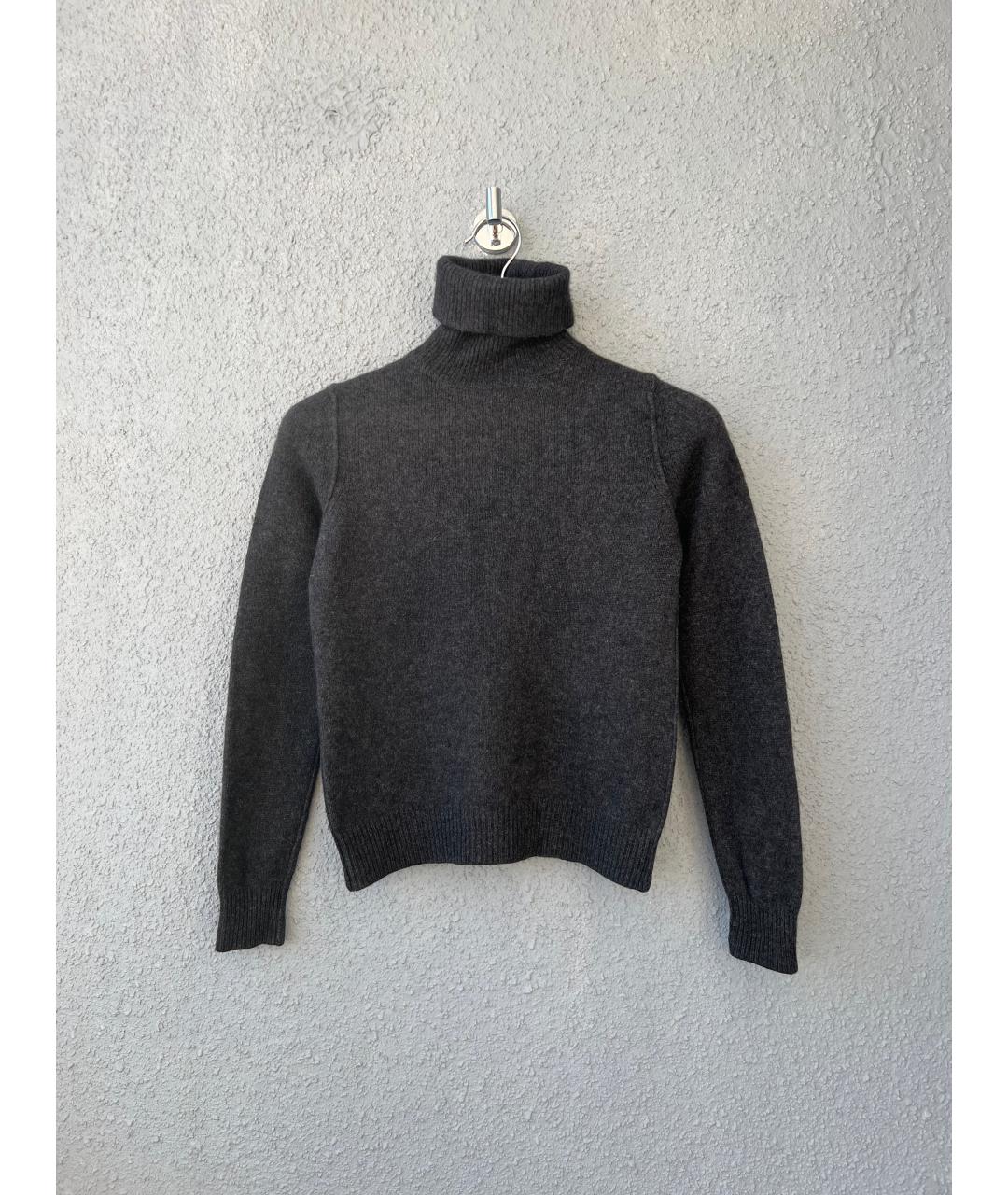 DOLCE&GABBANA Серый шерстяной джемпер / свитер, фото 4