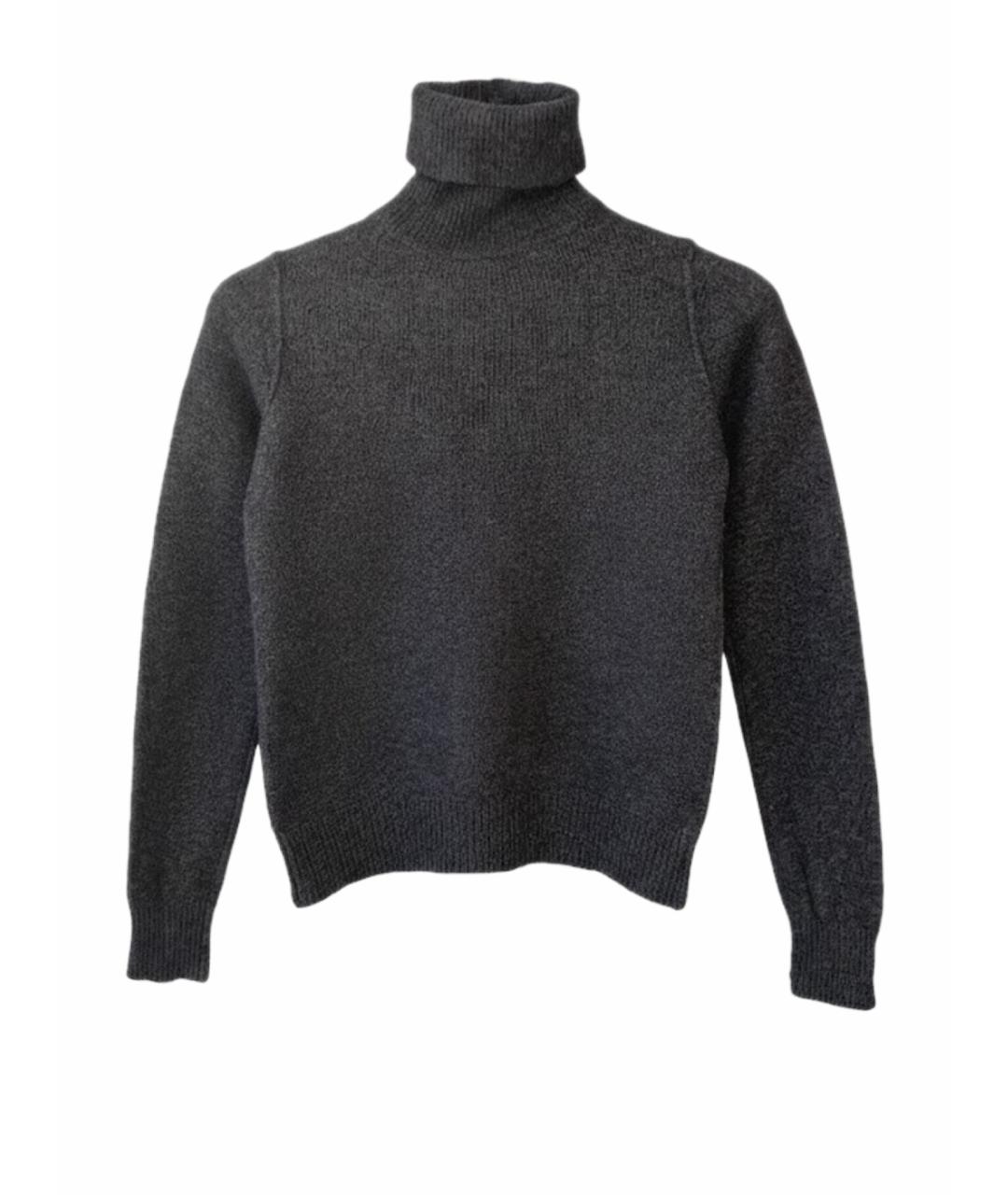 DOLCE&GABBANA Серый шерстяной джемпер / свитер, фото 1