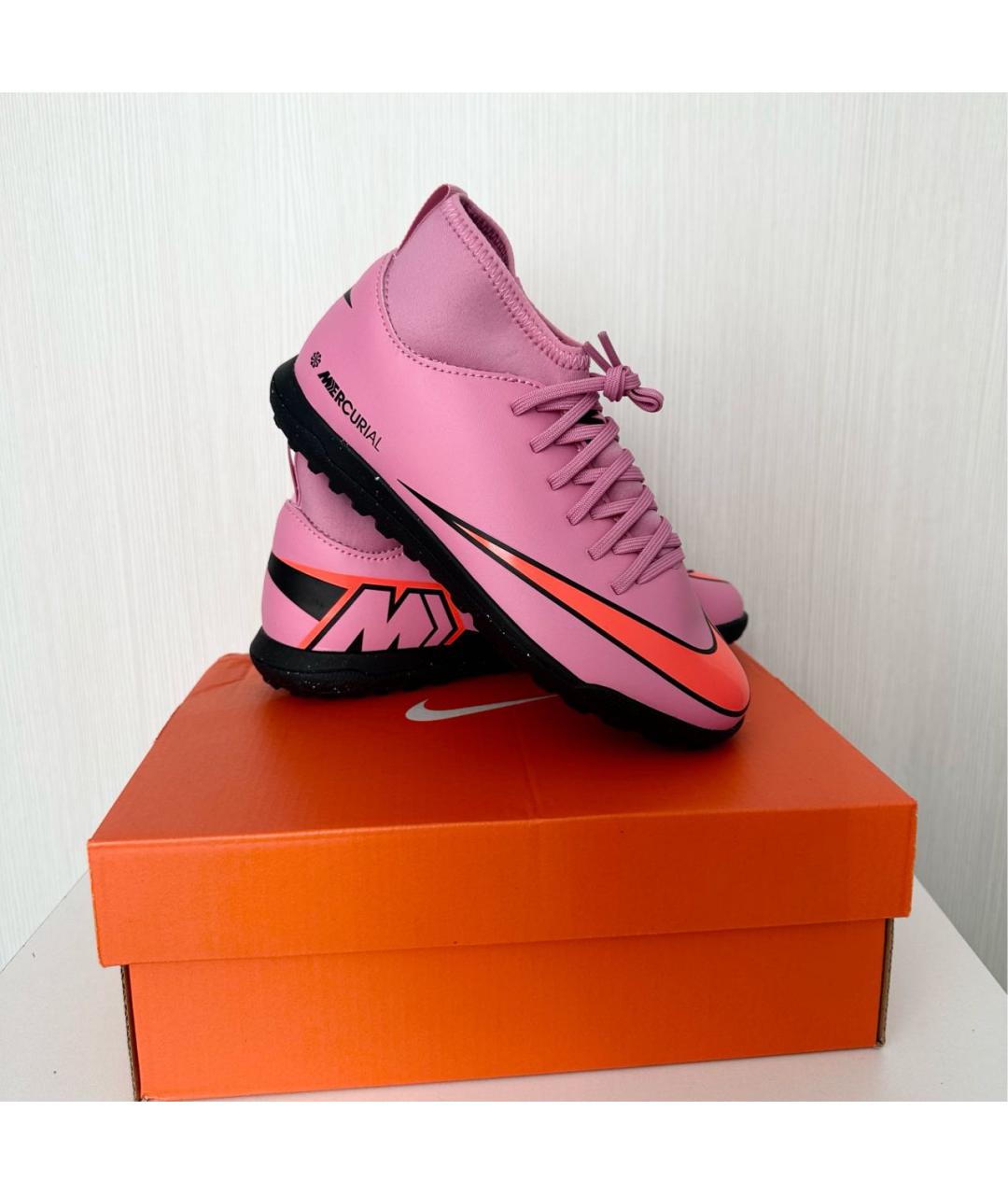 NIKE Розовые кеды, фото 2