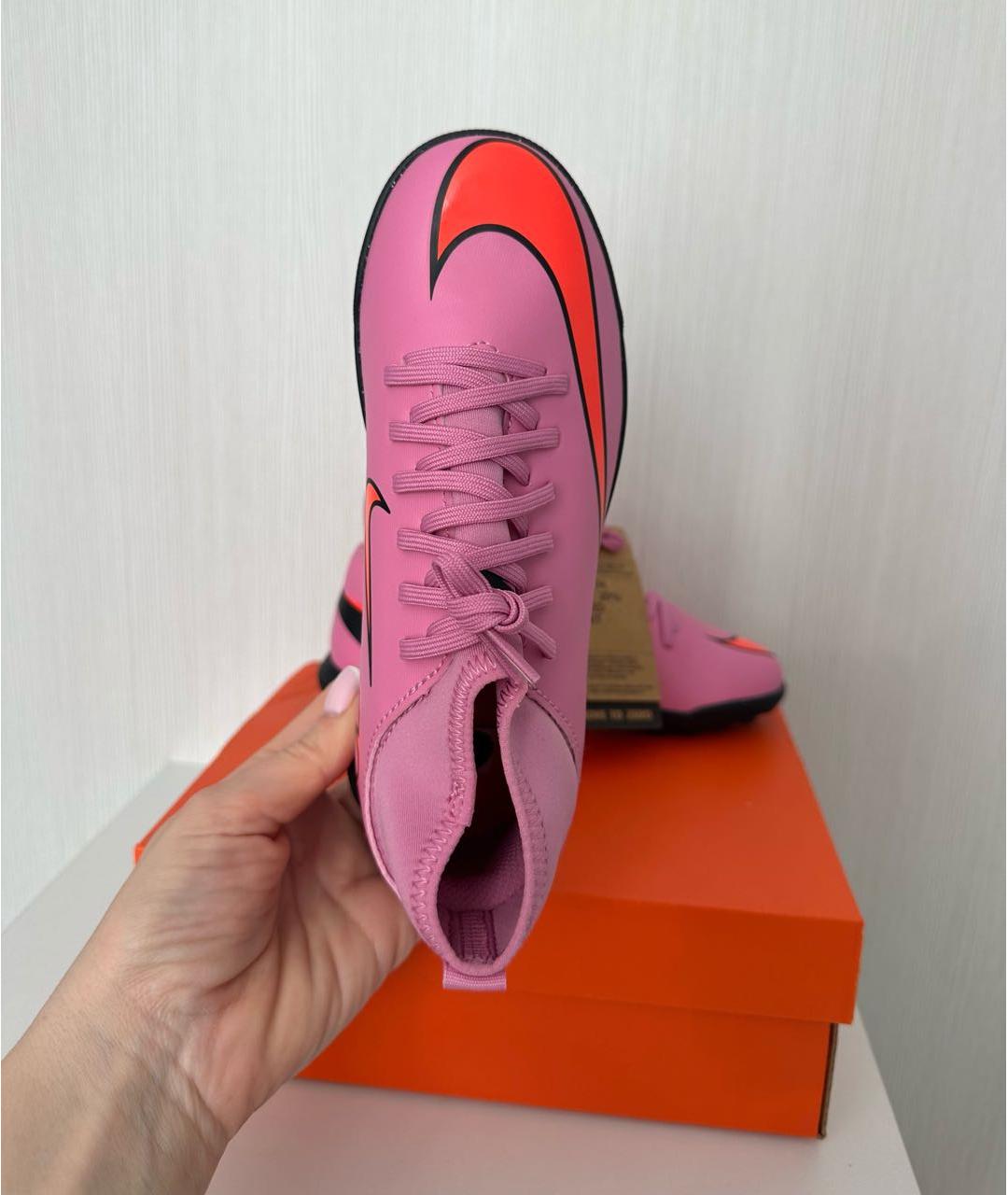 NIKE Розовые кеды, фото 4