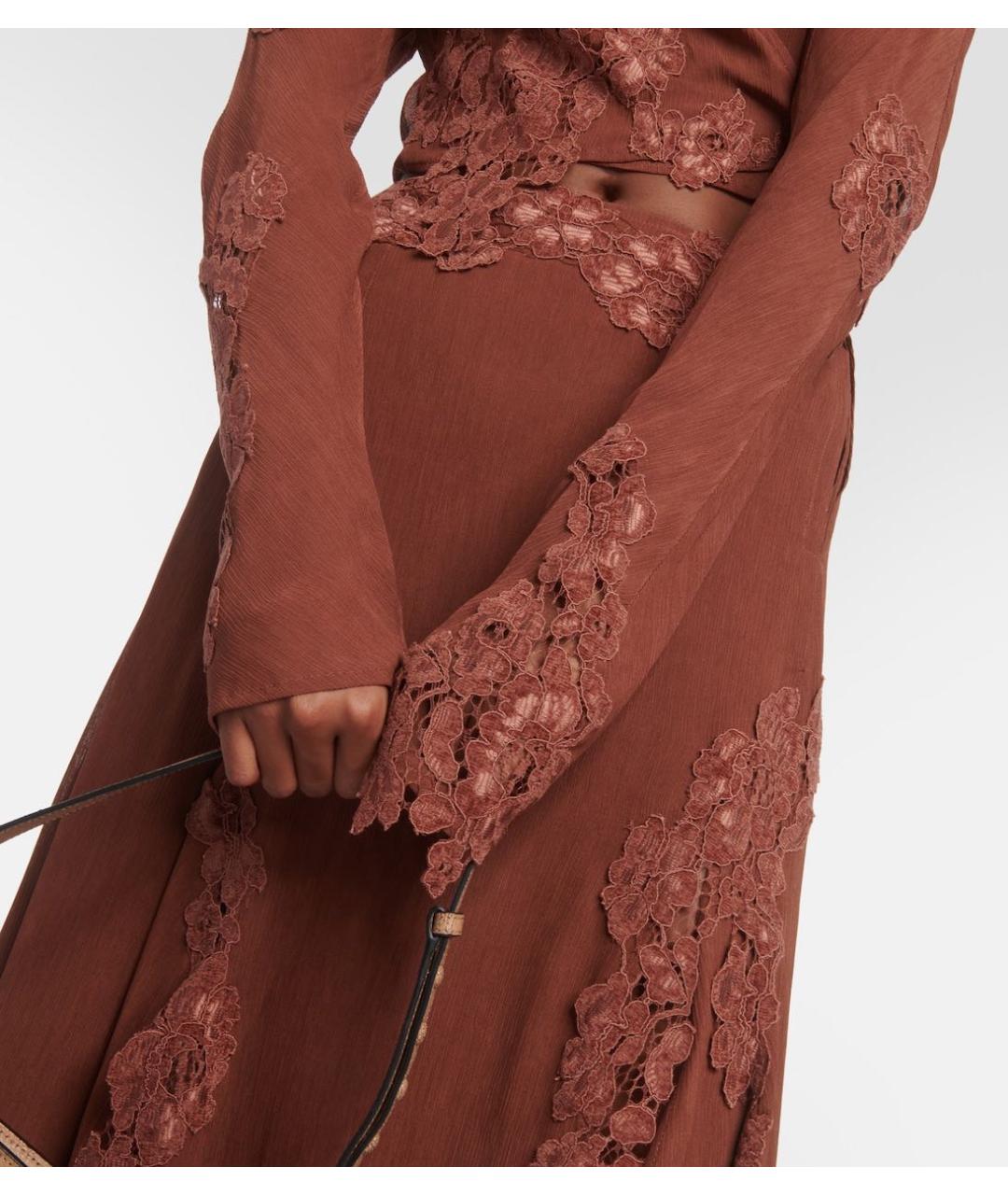 ACNE STUDIOS Коричневый костюм с юбками, фото 4