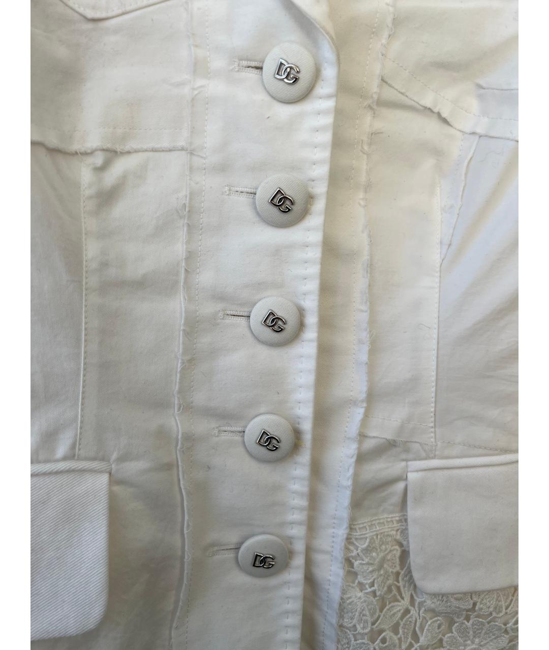 DOLCE&GABBANA Белый жакет/пиджак, фото 2