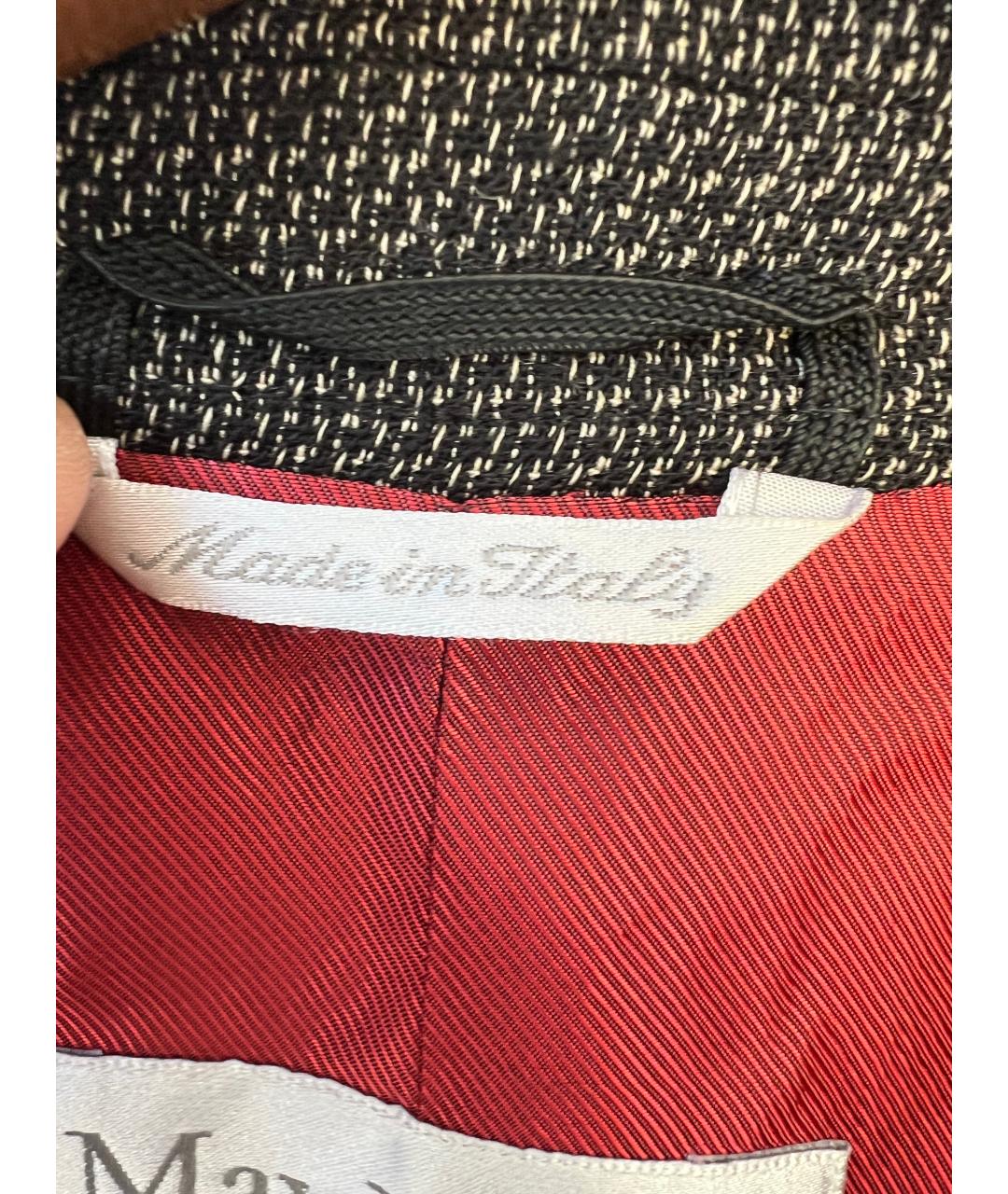 MAX MARA Серый шерстяной жакет/пиджак, фото 4