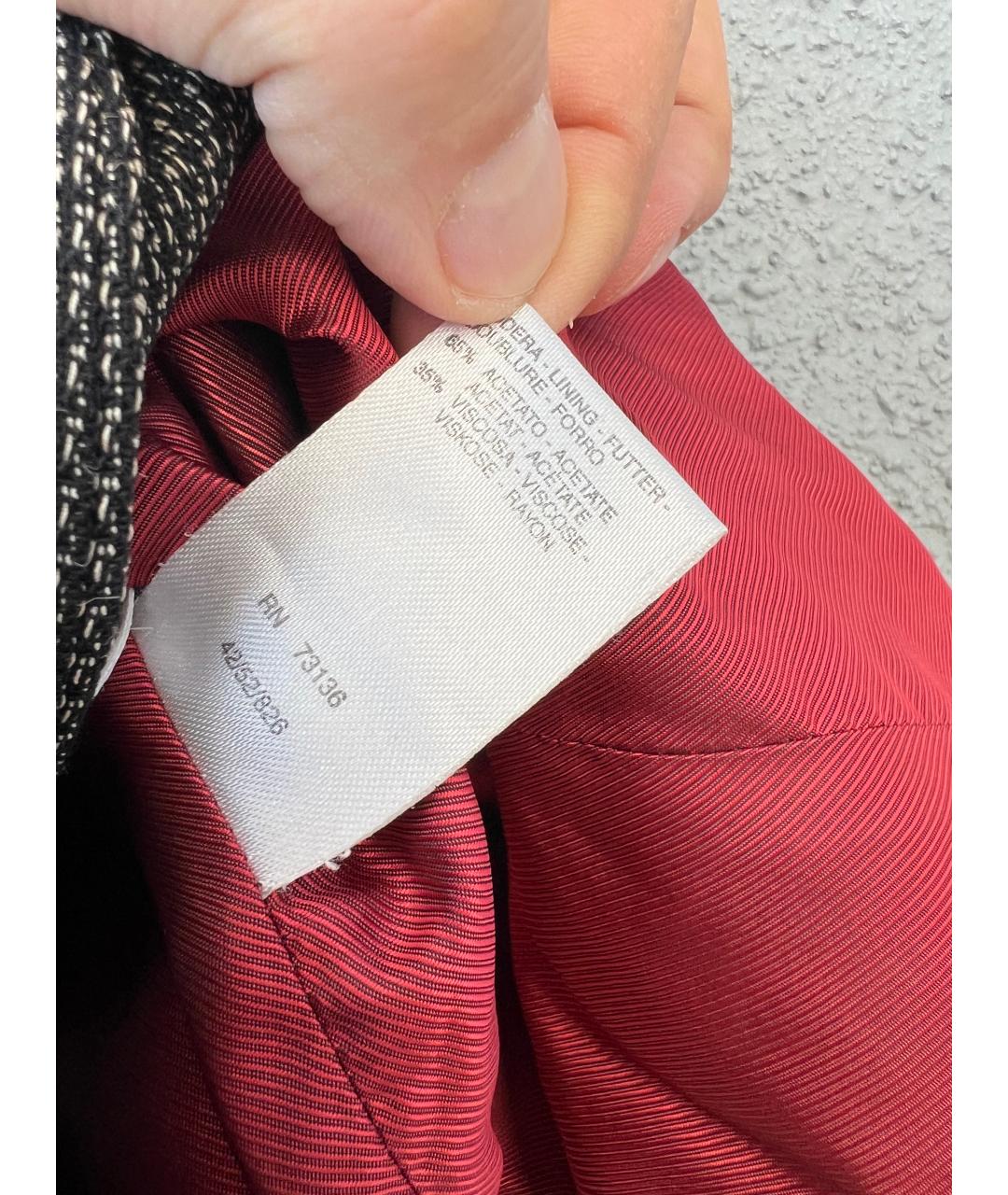 MAX MARA Серый шерстяной жакет/пиджак, фото 3