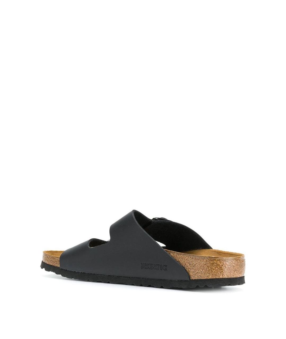 BIRKENSTOCK Черные кожаные сандалии, фото 3