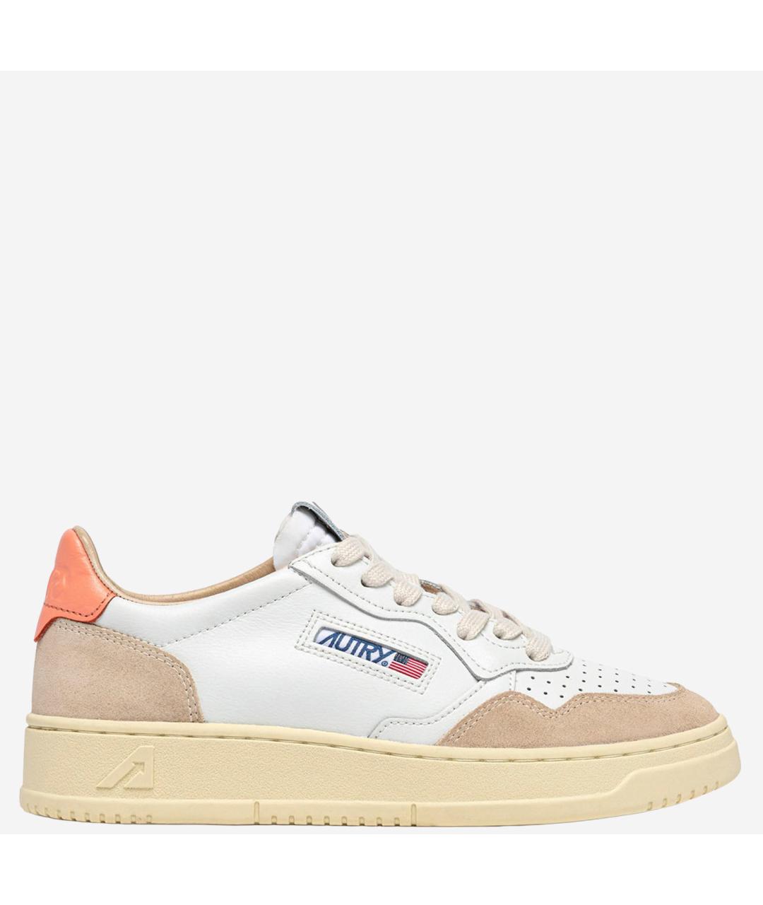 AUTRY Розовые кожаные кроссовки, фото 6