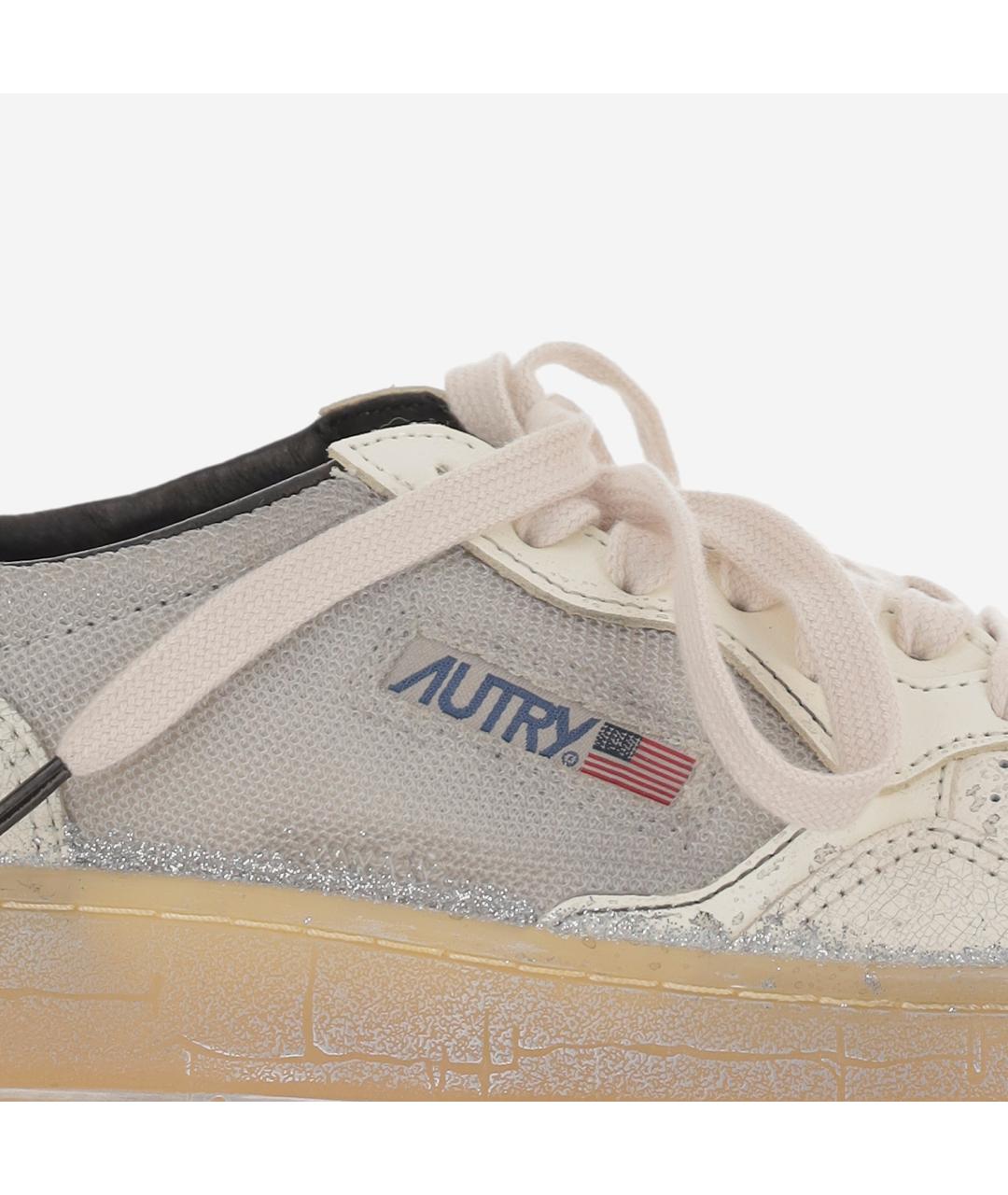 AUTRY Бежевые кожаные кеды, фото 5