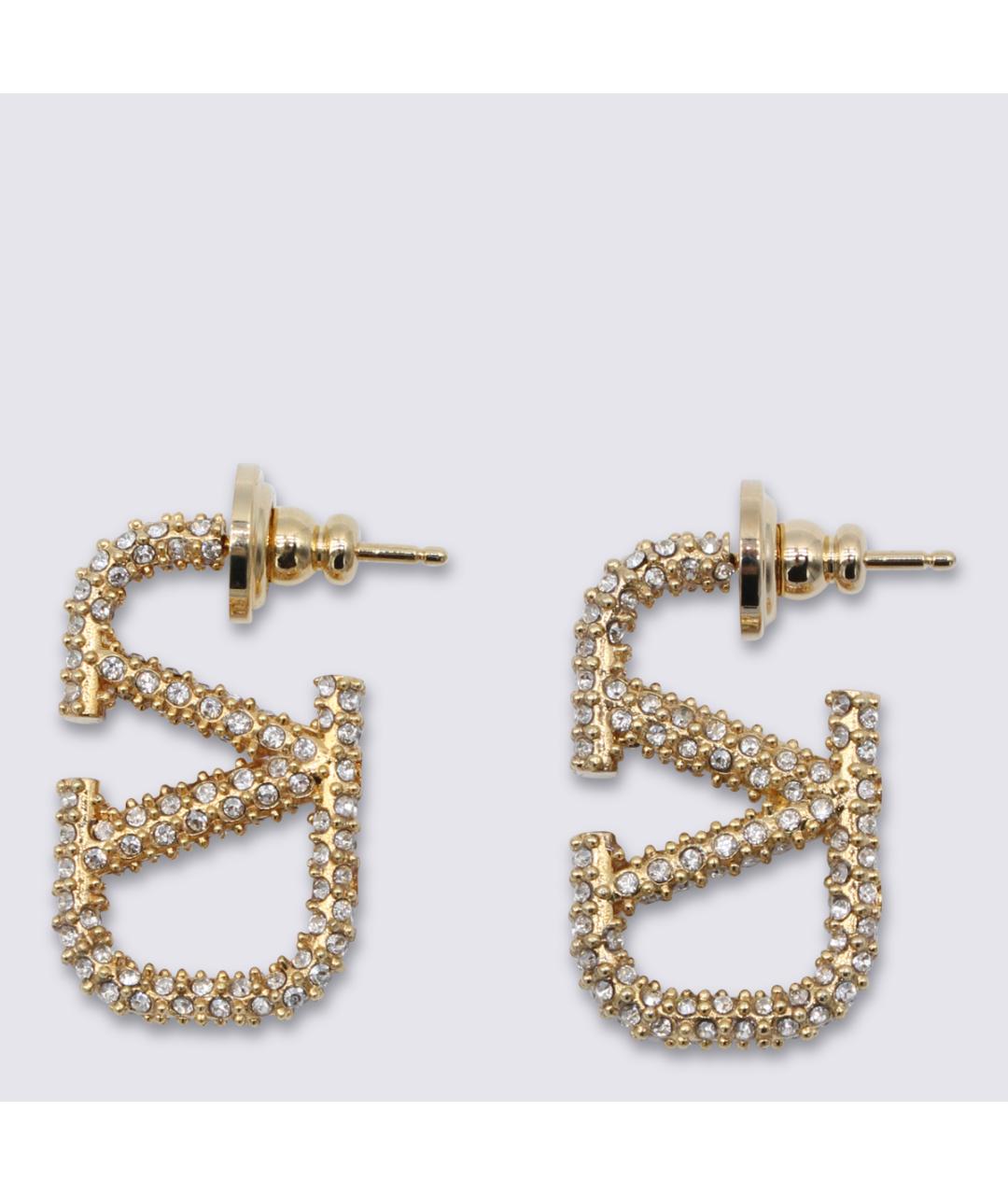 VALENTINO Золотые металлические серьги, фото 3