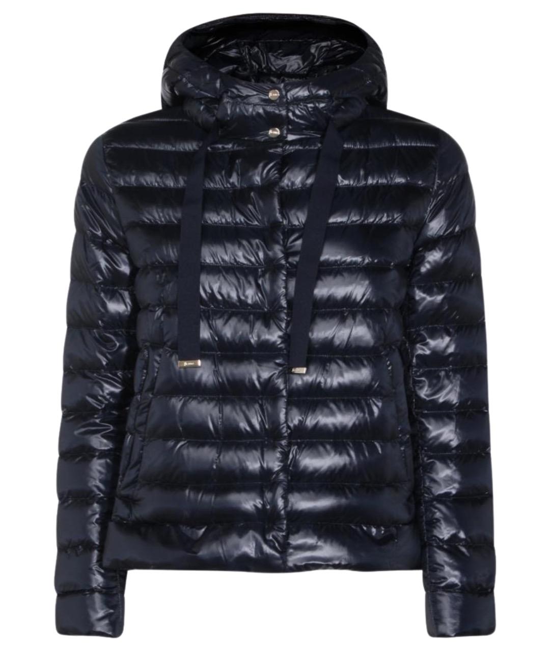 HERNO Синяя полиамидовая куртка, фото 1