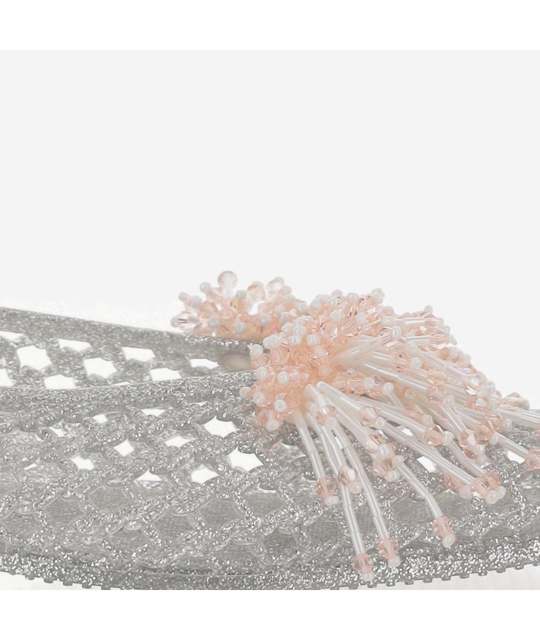 HEAVENLY JELLY Серебряные синтетические балетки, фото 5