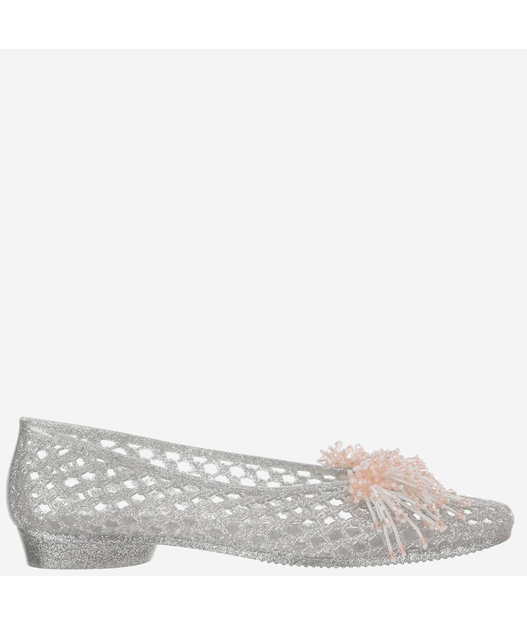 HEAVENLY JELLY Серебряные синтетические балетки, фото 6