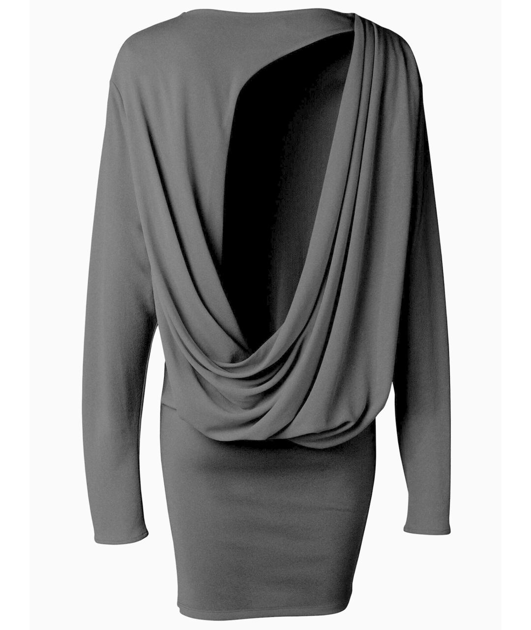 JACQUEMUS Черное вискозное платье, фото 2