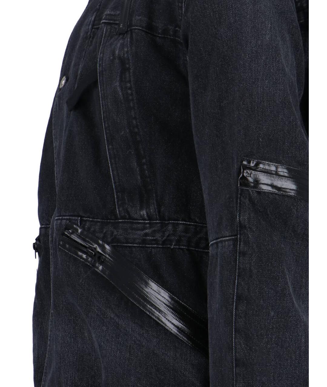 SACAI Черная хлопковая куртка, фото 3