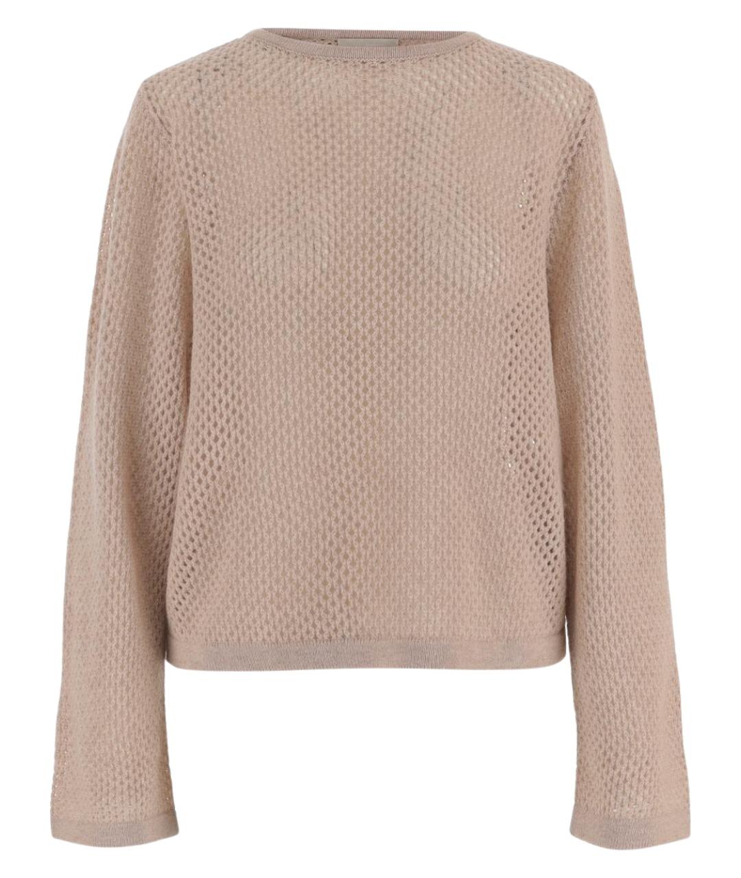 ALLUDE Бежевый шерстяной джемпер / свитер, фото 1