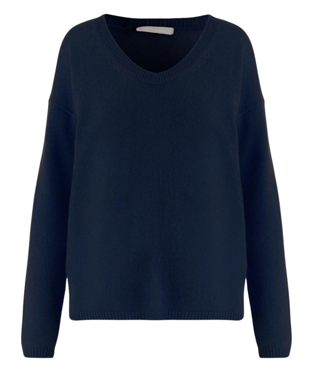 ALLUDE Синий кашемировый джемпер / свитер, фото 1