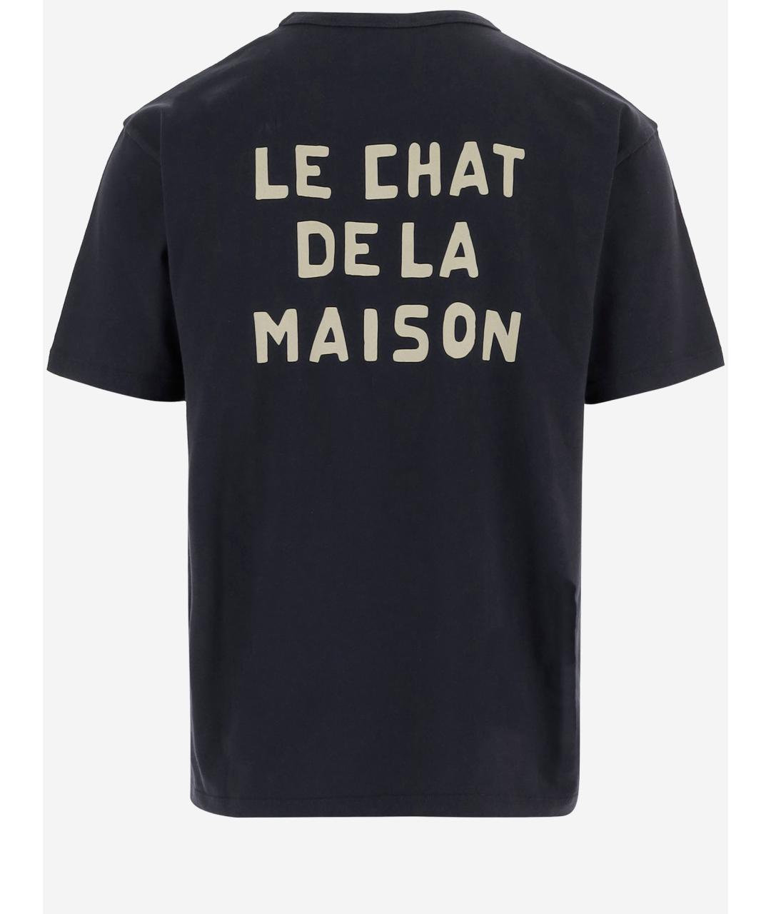 VALENTINO Синяя хлопковая футболка, фото 2