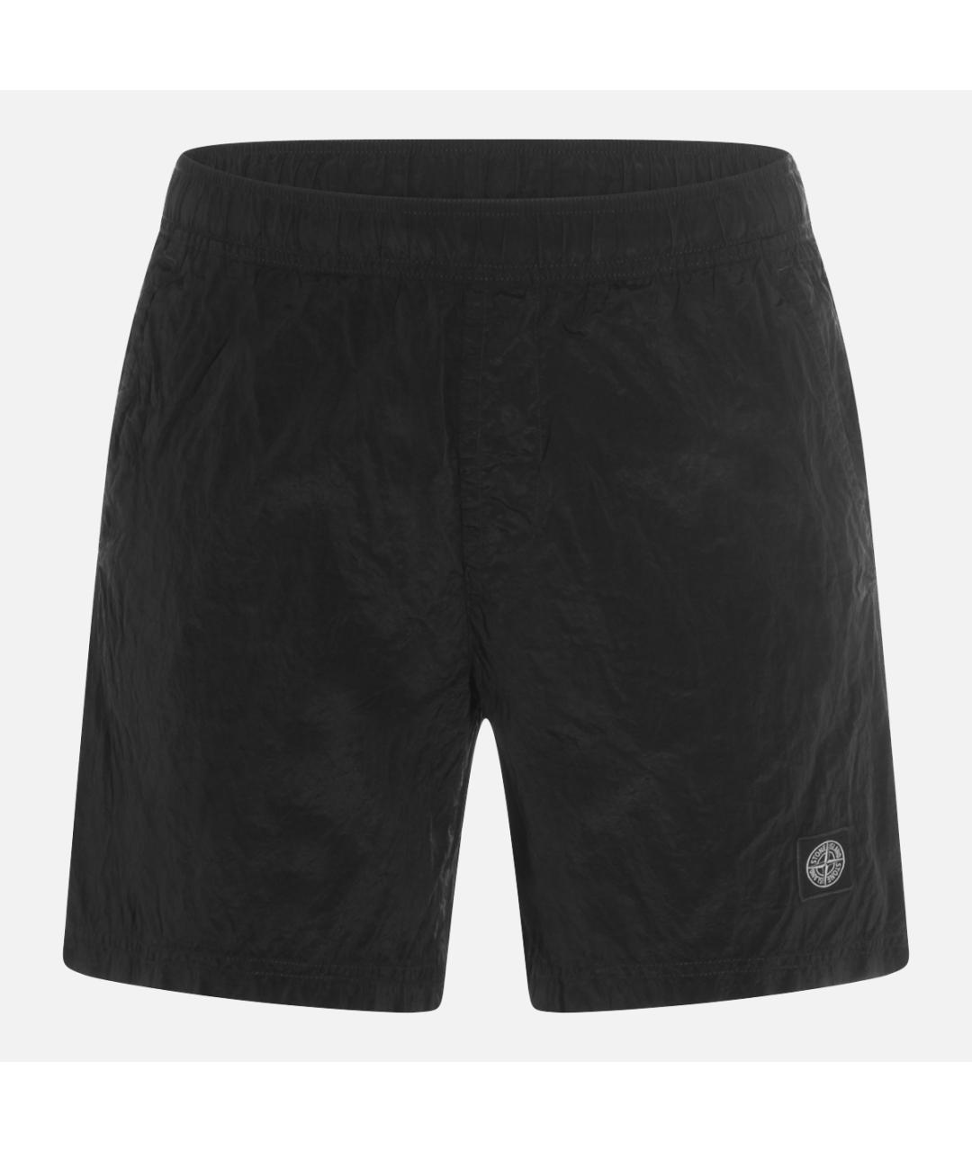 STONE ISLAND Черные полиамидовые плавки, фото 3