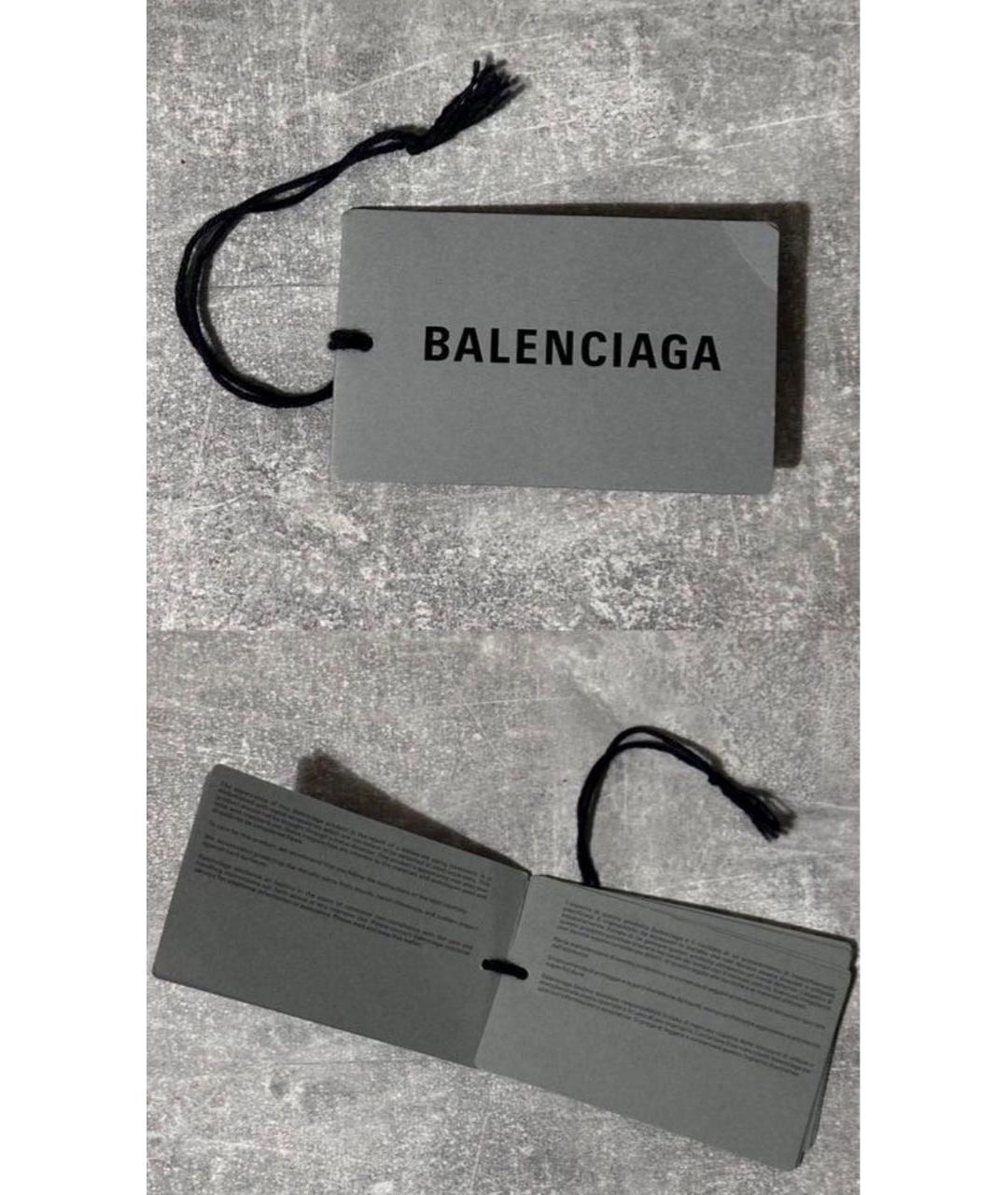 BALENCIAGA Черная хлопковая кепка, фото 8