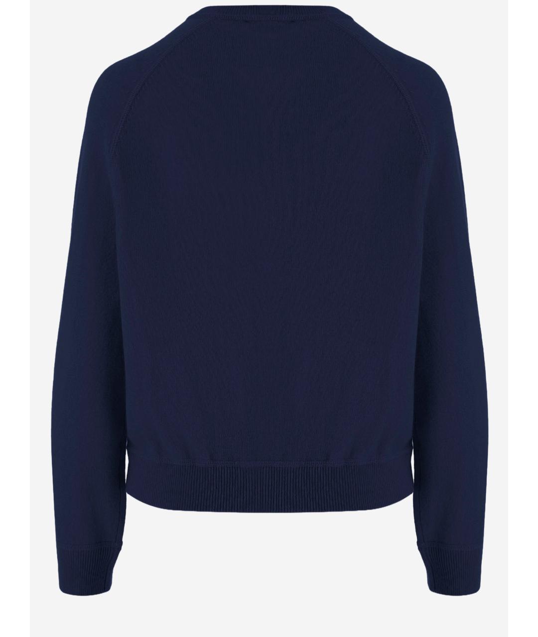 ALLUDE Синий шерстяной джемпер / свитер, фото 2