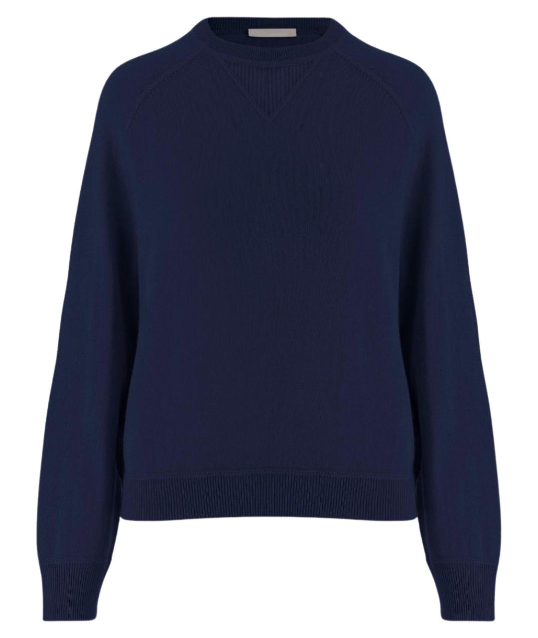 ALLUDE Синий шерстяной джемпер / свитер, фото 1