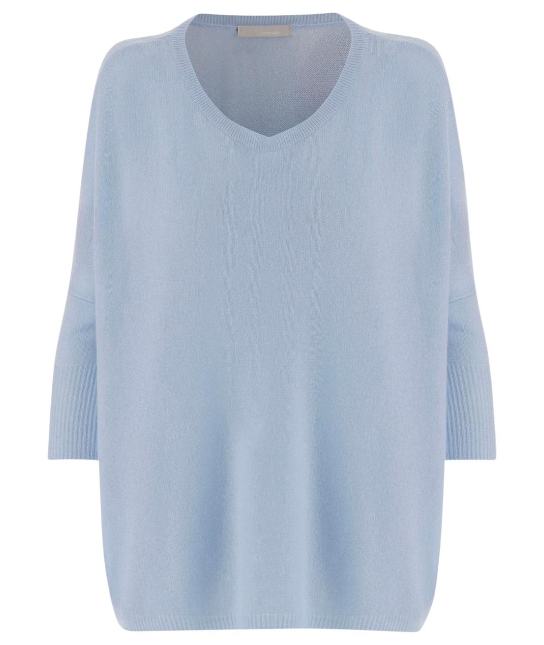 ALLUDE Голубой кашемировый джемпер / свитер, фото 1