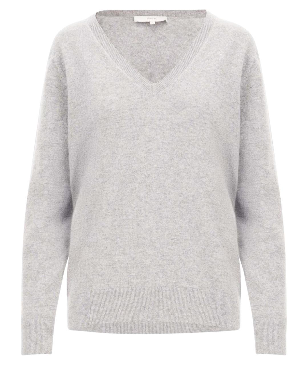 VINCE Серый кашемировый джемпер / свитер, фото 1