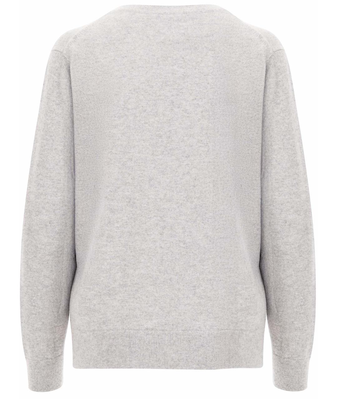 VINCE Серый кашемировый джемпер / свитер, фото 2