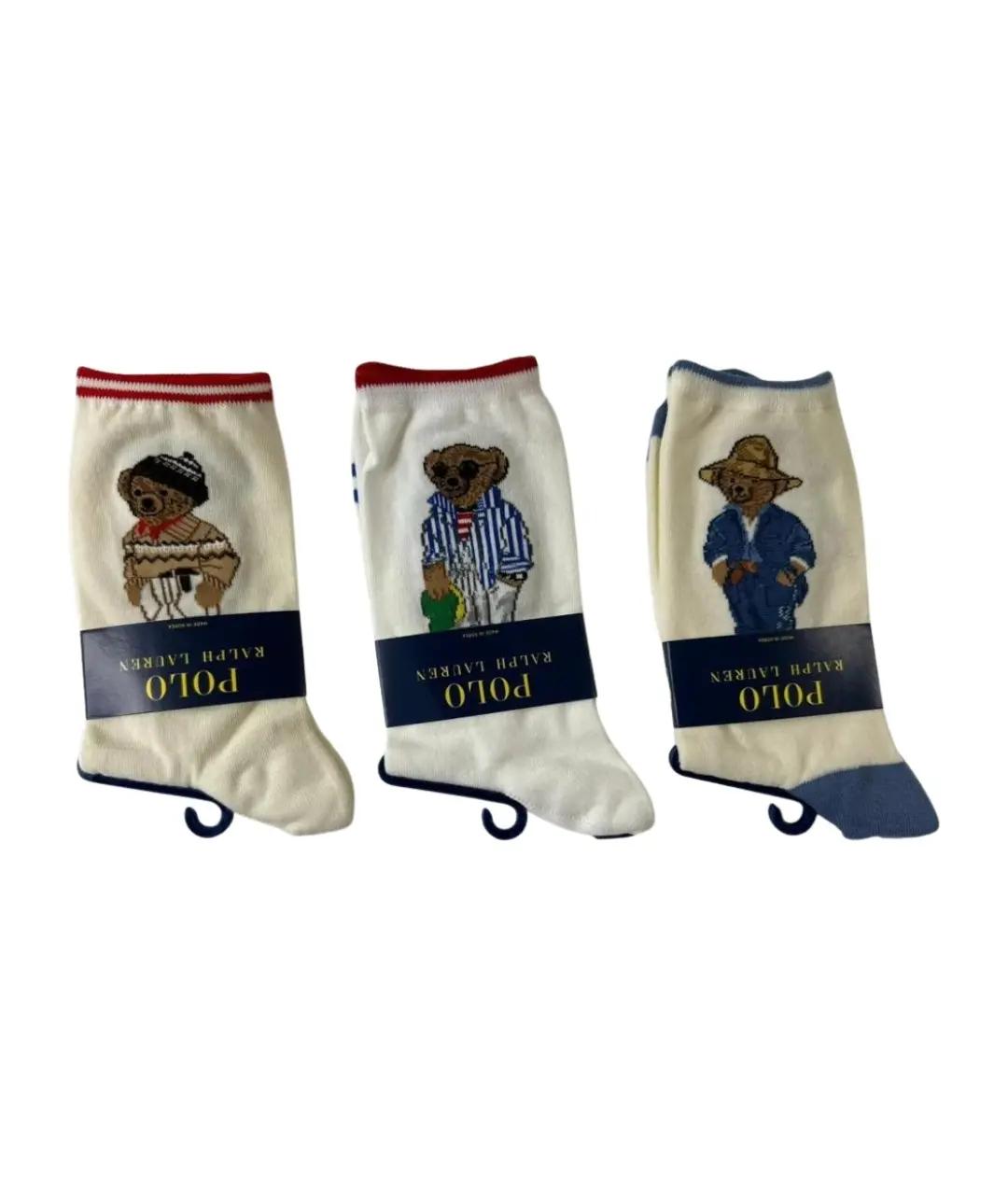 POLO RALPH LAUREN Белые носки, чулки и колготы, фото 1