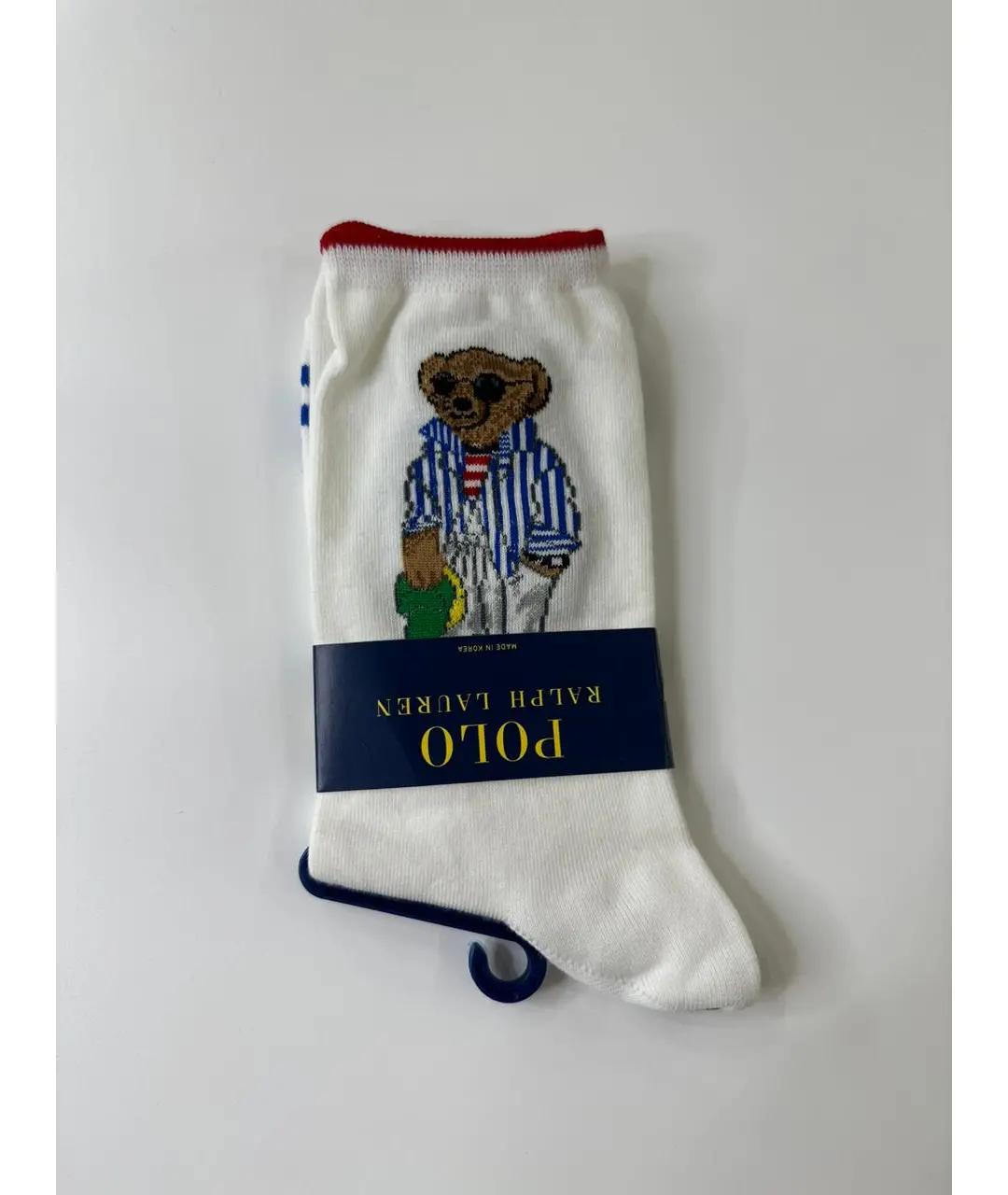 POLO RALPH LAUREN Белые носки, чулки и колготы, фото 2