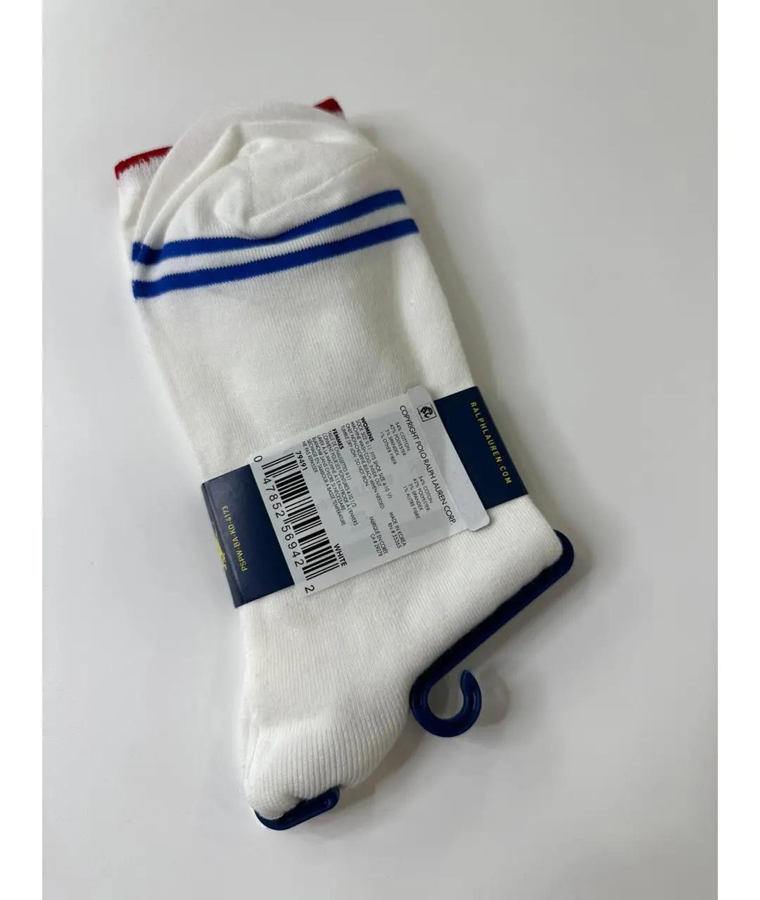 POLO RALPH LAUREN Белые носки, чулки и колготы, фото 3