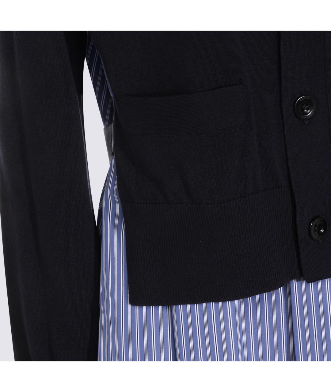 SACAI Черный хлопковый джемпер / свитер, фото 4